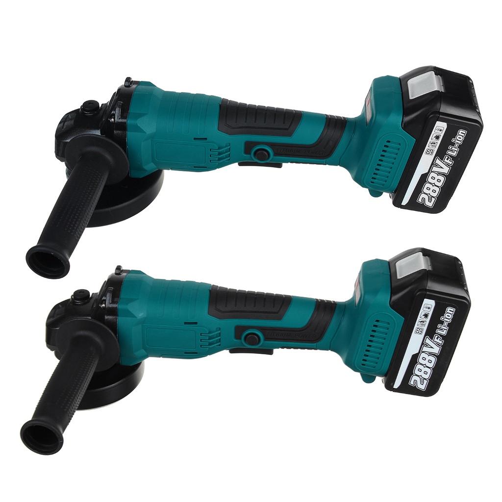 288VF 100mm/125mm Cordless Angle Grinder Polishing Wood Metal Stone Cutter Cut-Off Machine Brushless Angle Grinder