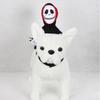 Cute Ghost Costume for Dogs Pet Halloween Holiday Accessories Hooded Coat Ghost Theme Coat Photo Props