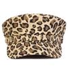 Military Personality Print Leopard Neutral Gender Women  Men For Hats Flat Top Baseball Caps For Women Outdoor Sports Cadet Sunscreen Hat