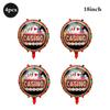 Casino Party Decoration Dice Balloon Lucky 7 Foil Balloon Latex Poker Balloons Casino Poker Party Las Vegas Wedding Decorations