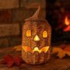 Seagrass and Pumpkin Decorations for Home Fall Tabletop Centerpiece