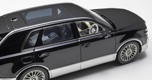 Kyosho Original 1/43 Scale Toyota Century (Rinpo) (Black/Silver) with Fromage Interior, Finished Model, KS03926BS