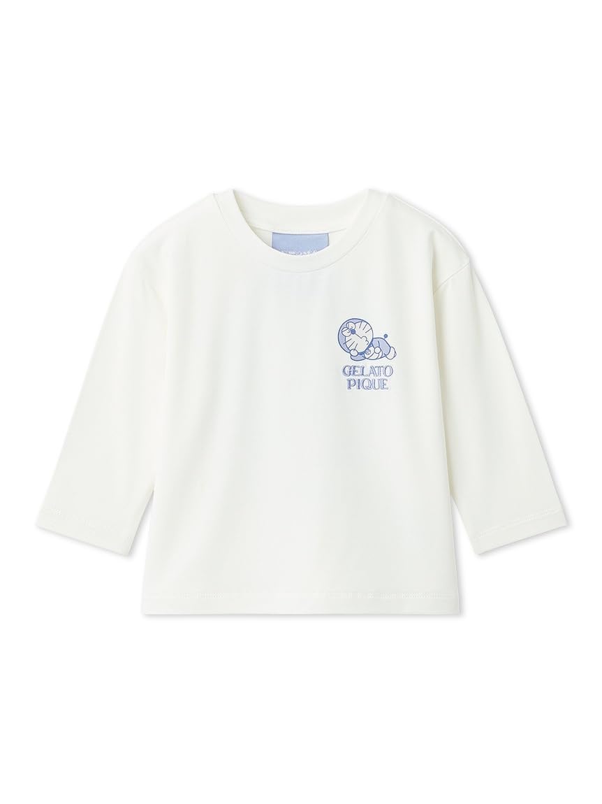 Printed Long PBCT261410 OWHT 80 [Doraemon] [Baby] T-Shirt