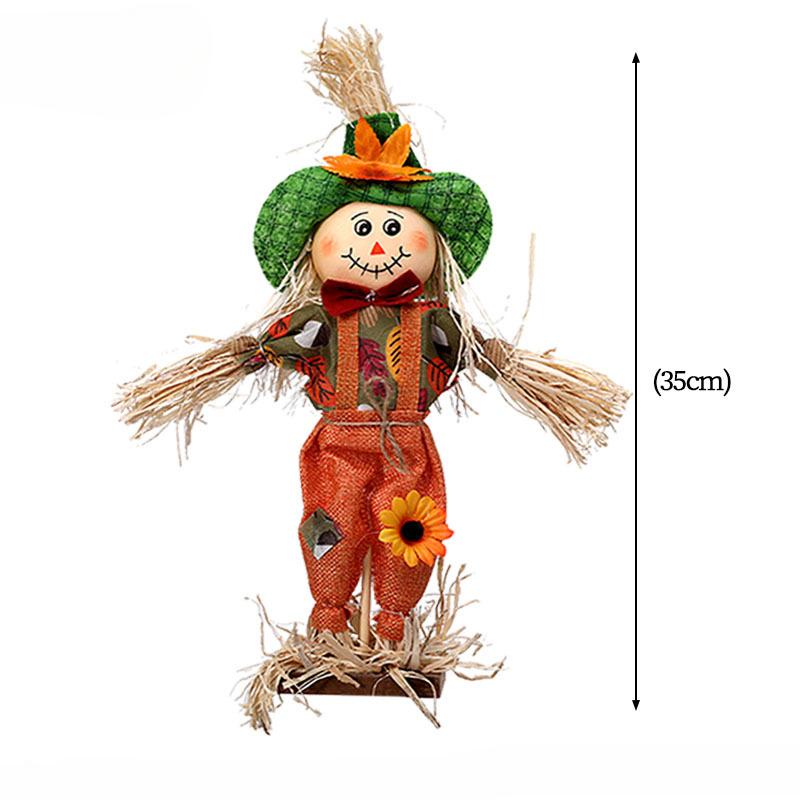 Witch Scarecrow Ornament Halloween Fun Decoration Ghost Festival Showcase Bar Scene Decoration Props Home Decoration Supplies