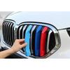 For BMW X1 F48 20 21 22 ABS 3-Color Front Center Mesh Grille Grill Strip Trim