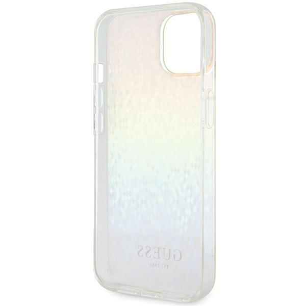 Guess Guhcp12Mhdecmi Iphone 12/12 Pro 6.1 Multicolor Hardcase Iml Faceted Mirror Disco Iridescent