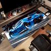XL Blue Sports Car Pattern Mouse Pad Large Desktop Mat Anti-Slip Rubber Base HD Printed Gaming MousePad Aptop Office Accessories