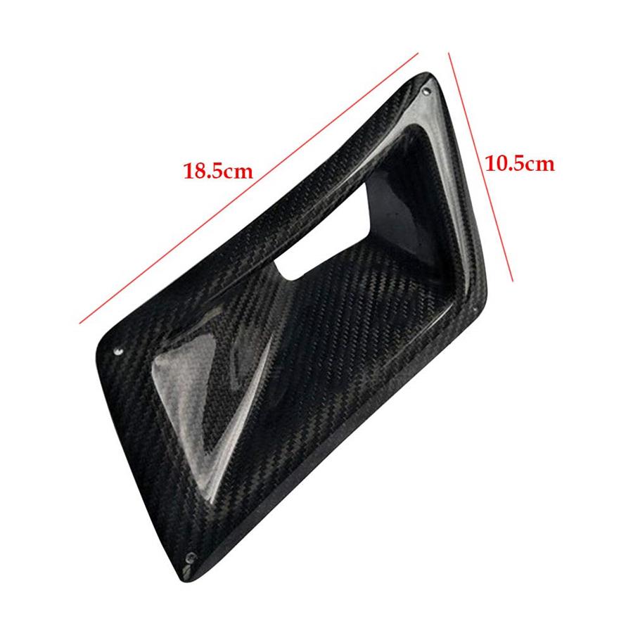 Carbon Fiber Look Bumper Side Air Vent Cover For 2003-09 Nissan 350Z All Models