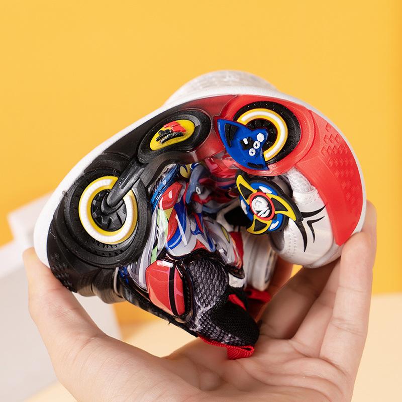 New Autumn Children's Sports Shoes Boys Running Cartoon Basketball Shoes