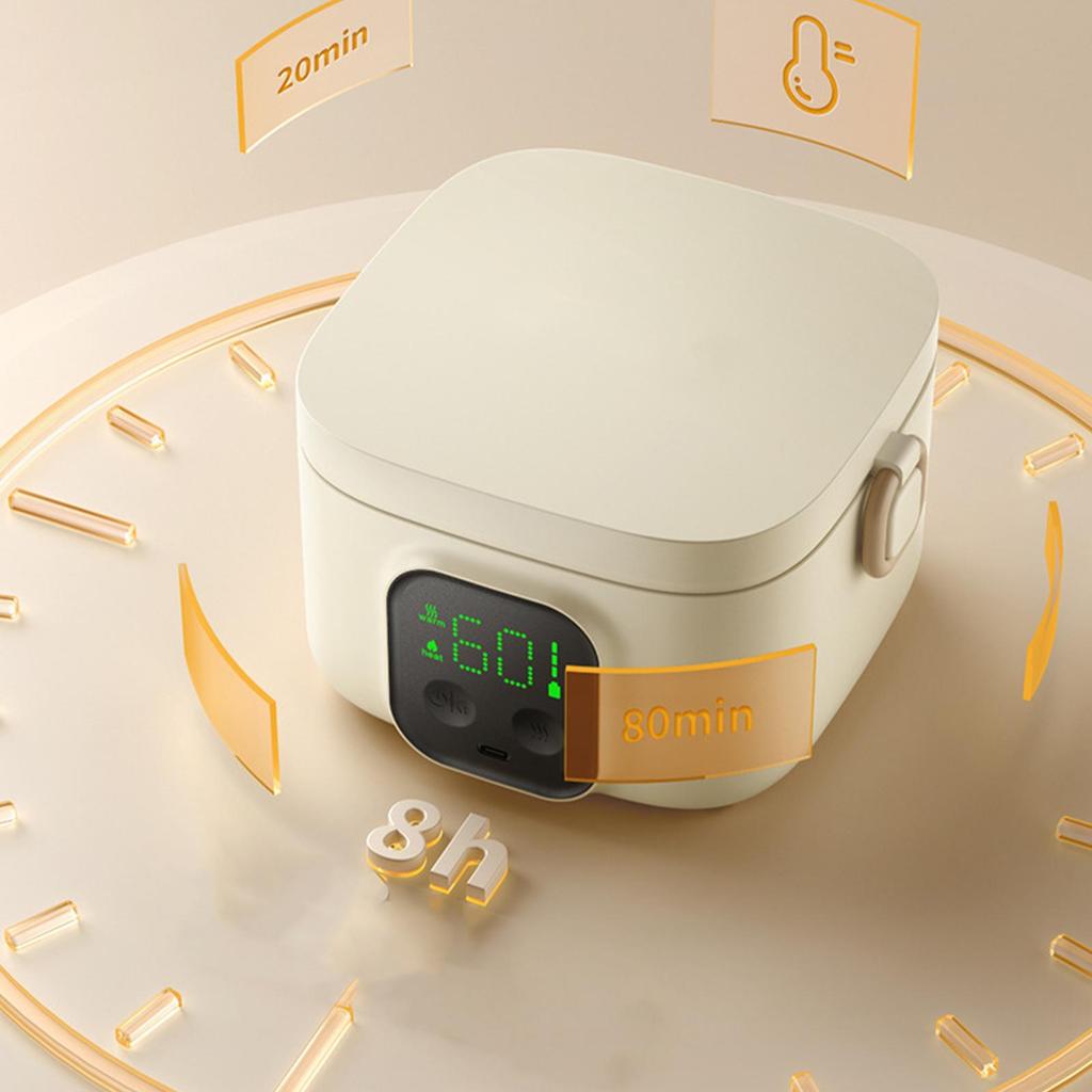 Baby smart constant temperature bowl wireless heating charging lunch box baby food insulation children student dedicated