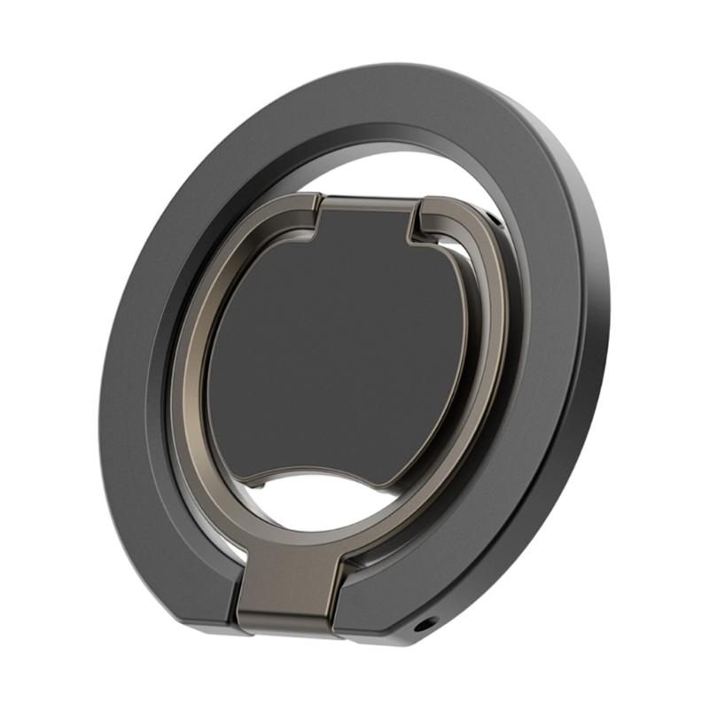 

Finger Grip Stand Double Side Magnetic Holder Phone Mount Cellphone Kickstand Foldable Bracket for Phone 17 16 15 чорний