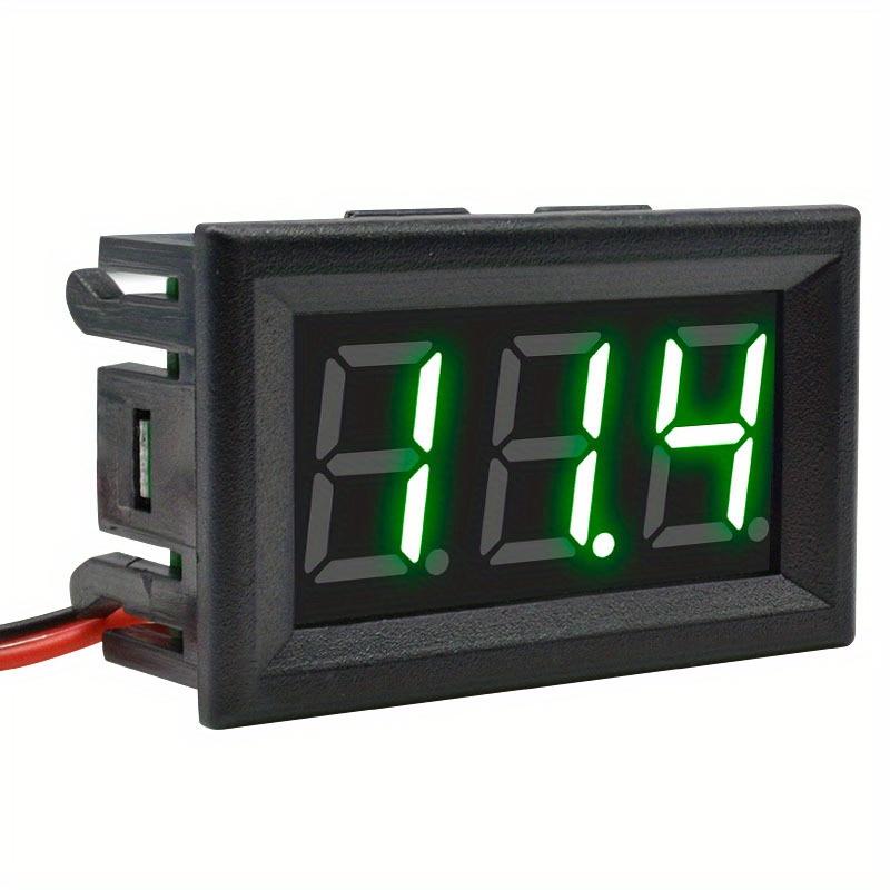 Digital Voltage Display 0.56,Two-Wire DC 4.5V-30V LED Voltmeter Display Voltage Tester Meter for Automotive & Electrical Troubleshooting