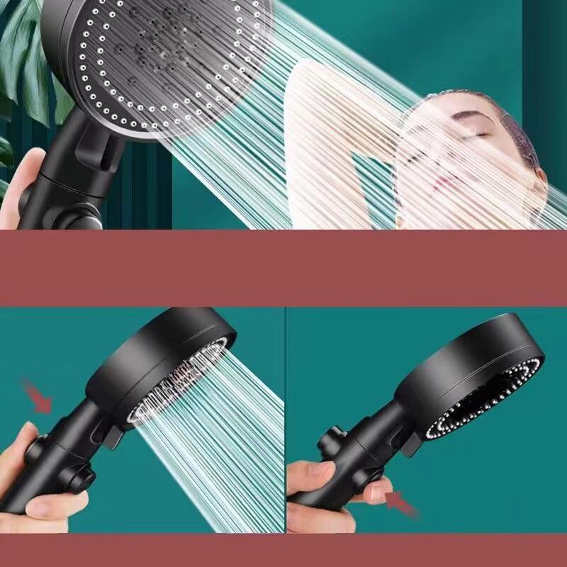 Pressure filtration showerhead, household bathroom showerhead, showerhead with high pressure and pressurized water outlet