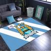 1PC rug Manchester City Crest Carpet, Chair Rug,Area Rug for Office Bedroom living rooms bedroom, Doormat decor Christmas fan gifts