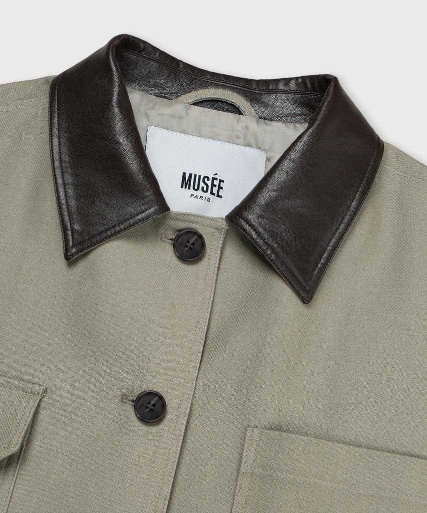 Musee Fallet Oversize Work Jacket_Light Khaki