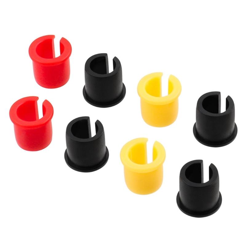 Pack of 10 Plastic Valves Caps Valves Plugs for Bicycles Tires In 3 Color Easy Installation Enhancing Seal and Safety