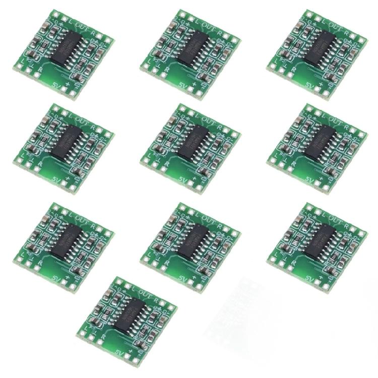

10pcs/pack PAM8403 Digital Power Amplifier Board 2x3W Class D Module for Portable Speakers 2.5 to 5V USB Power 1