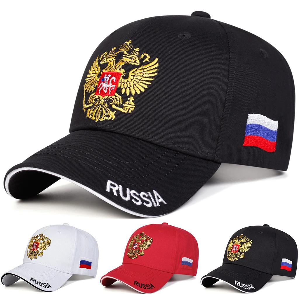 Unisex Double-headed Eagle Embroidery Baseball Caps Spring and Autumn Outdoor Adjustable Casual Hats Sunscreen Hat Sports Cap