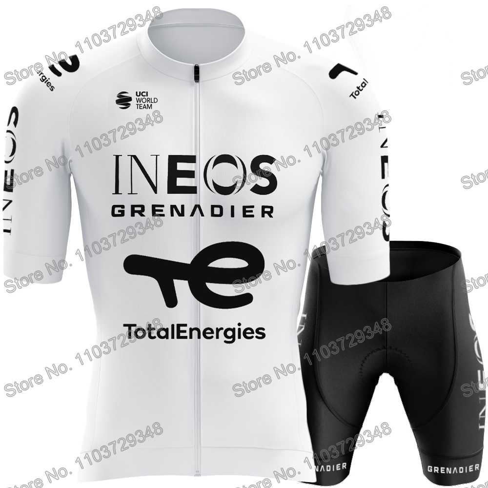 

Ineos Grenadier 2025 Cycling Jersey Men s Set Summer Cycling Clothing White Road Bike Shirt Suit MTB Women Bicycle Bib Shorts XL