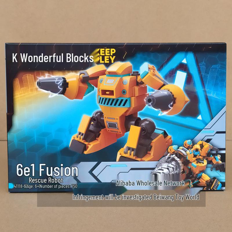 Sky Warrior & Star Core Mecha: Transforming Robot Building Set 41118/41119