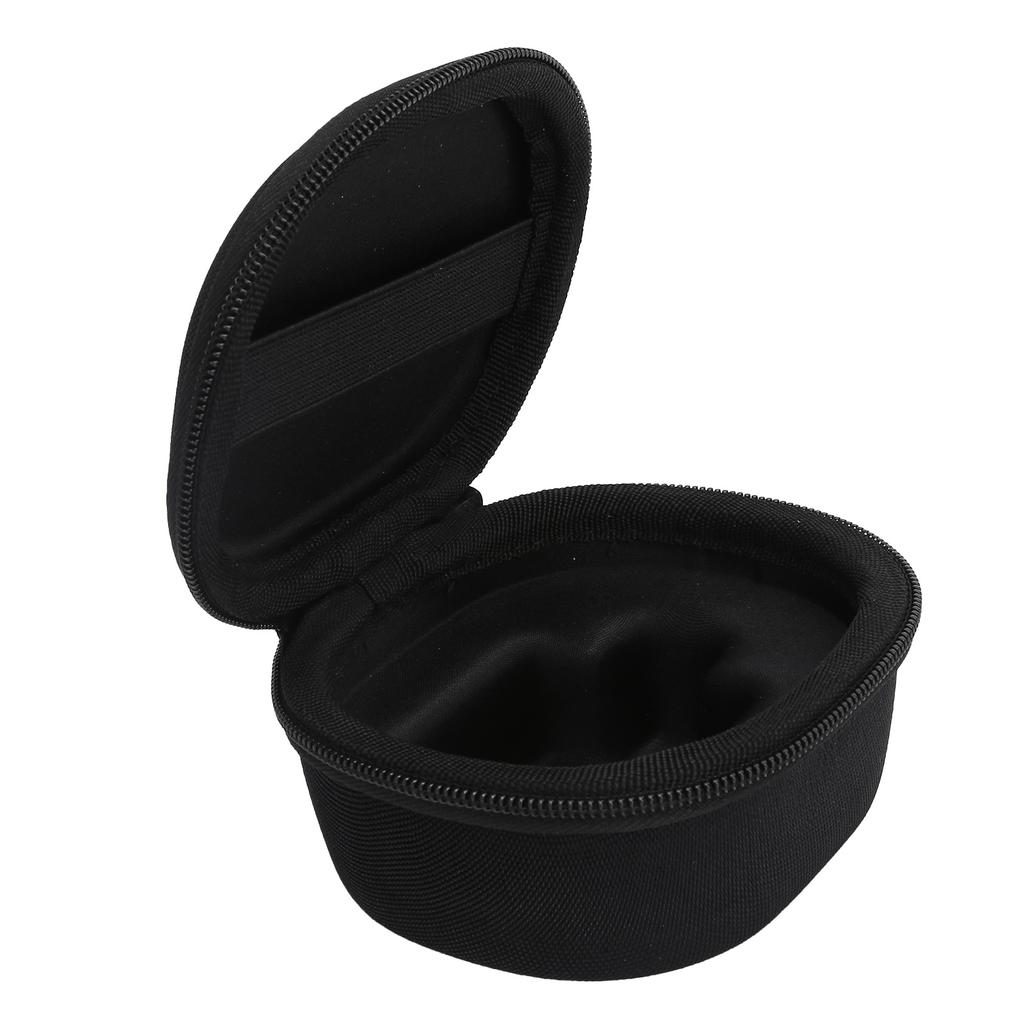 Nylon Hartschalen-Tragetasche für iPhone 12 Magsafe Magnetisches Schnelles Kabelloses Ladegerät AufbewahrungstascheSchwarz