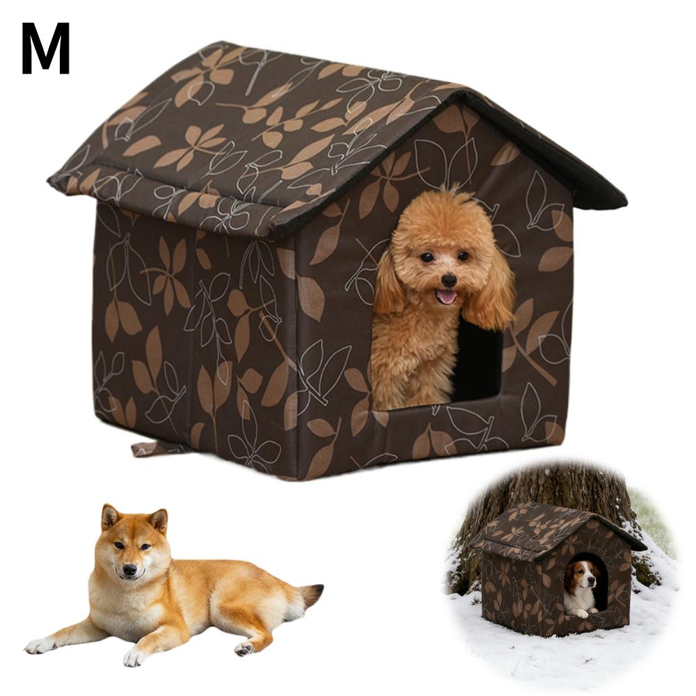 Waterproof Outdoor Pet House Thickened Cat Nest Tent Cabin Pet Bed Tent Cat Kennel Portable Travel Nest Pet Carrier