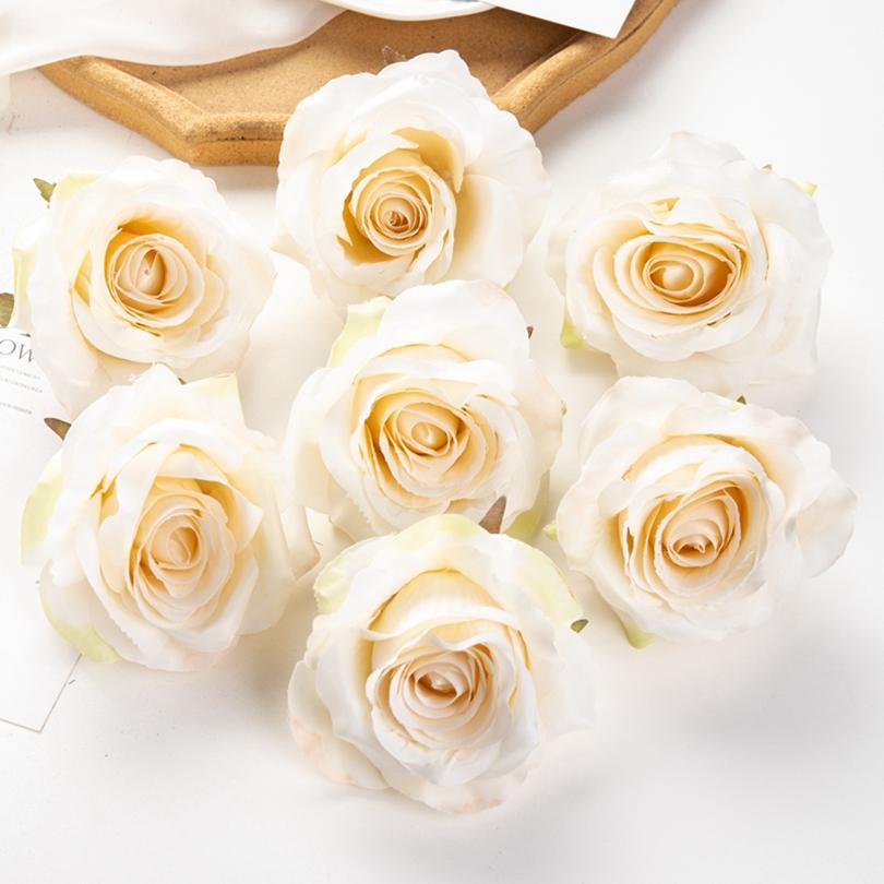 

20/40 шт. Искусственные цветы Шелковые головки роз Горячие продажи для Свадеб невесты Садов Арок Фестиваля Домашние украшения Подарки своими руками Коробки 20pieces