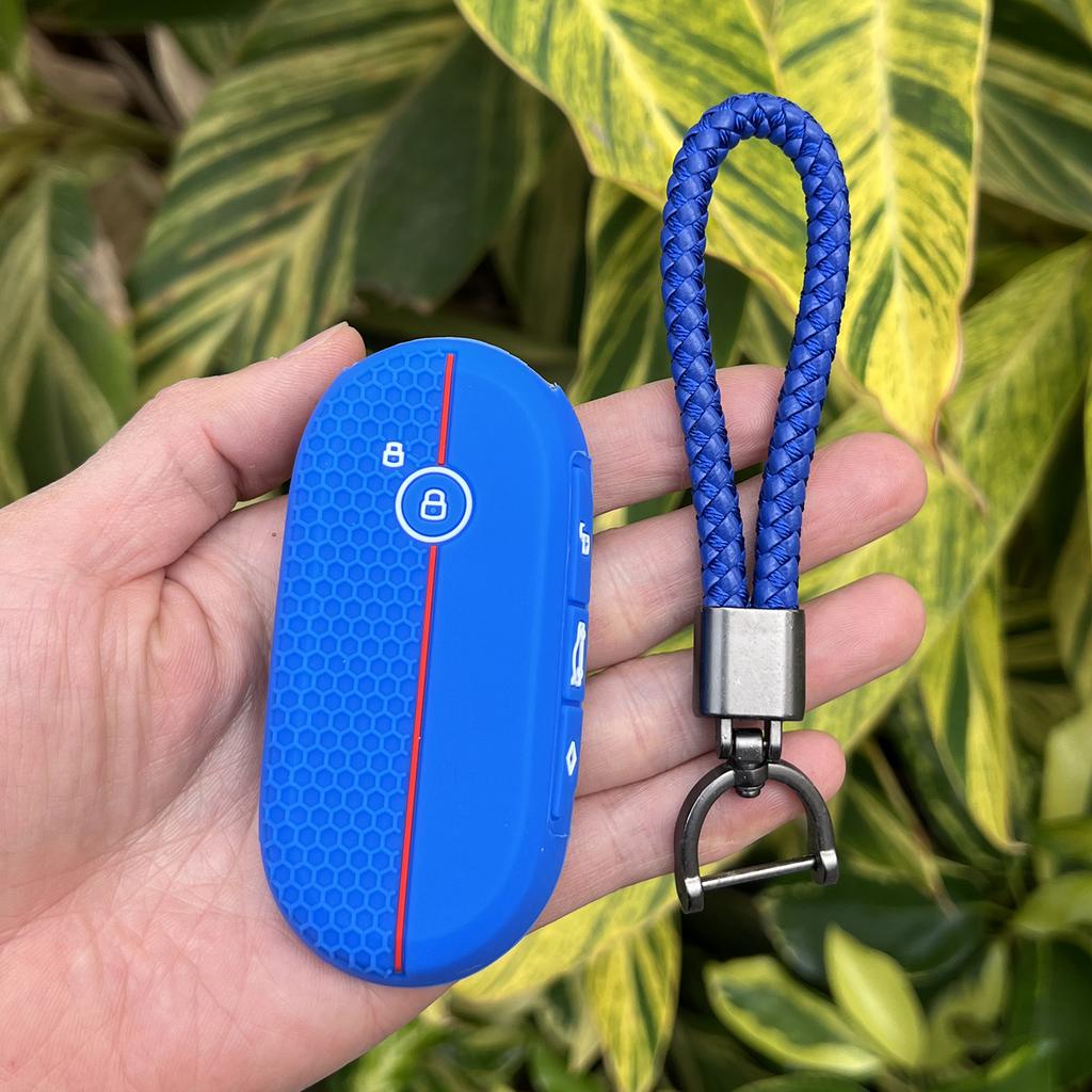 Silicone Car Key Case Holder Shell Soft Remote Cover Protector for Bmw Mini Countryman Cooper One 2023 2024 Accessories Keychian