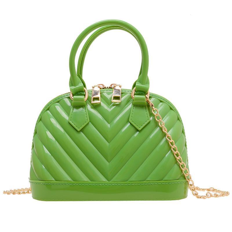Spring And Summer Jelly Bag, Foreign Style Children'S Bag, Trendy And Portable Shell Bag, Simple Casual Fashion Messenger Bag