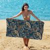 Ultra Absorbent Microfiber Beach Towel With Sea Turtle Print Quick Dry Large Size 70x140cm Pool Vacation Travel