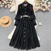 New Arrival Refined Handmade Lace Dress Sexy Large Swing Hook Flower