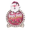 Christmas Decorations Countdown Calendar Desktop Wooden Decoration Santa Claus Countdown Calendar for Home Office Decoration