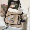 Canvas Bag Women's Large Capacity Postman Bag Women's Male Student One Shoulder Crossbody Bag