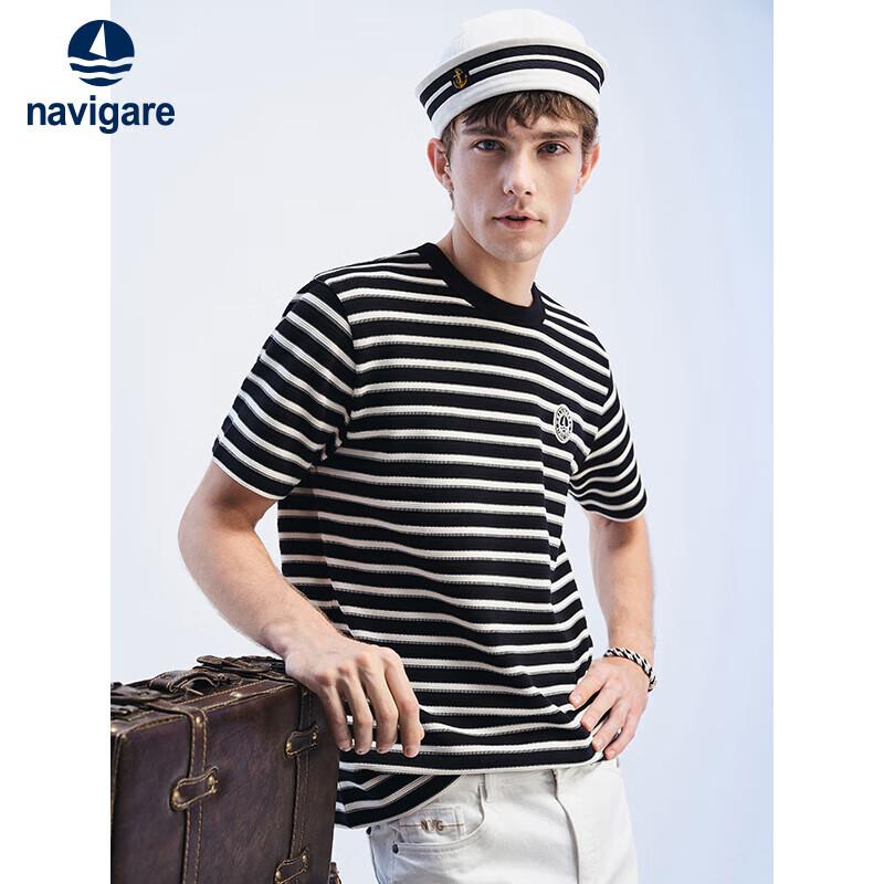 Men s Striped Short Sleeve T-Shirt L/50