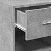 Sideboard Concrete Grey 30 x 42.5 x 93 cm Particleboard