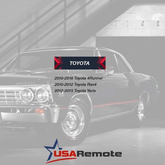 Key Fob Keyless Entry Remote fits 2010-2016 4Runner / 2010-2012 Rav4 / 2012