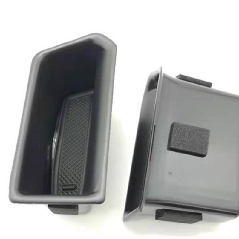 Car Interior Door Handle Storage Barrel for Volkswagen VW Atlas Teramont 2017 - 2021 ABS Front Back Storage Box Accessories