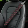 75cm Car Seat Belt Shoulder Guard Massage Net Breathable Four Seasons Padding Pad Car Interior Accessories Polyester Fiber
