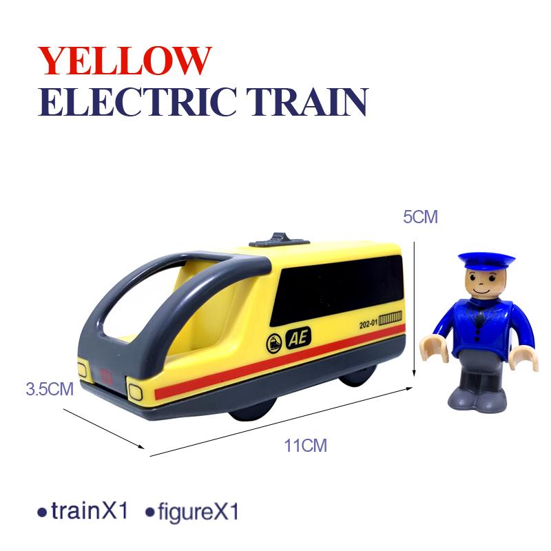 

Електричний потяг Локомотив Магнітний автомобіль Diecast Slot Fit All Brand Дерев яна залізнична колія Залізниця для дітей Дитяча іграшка W02