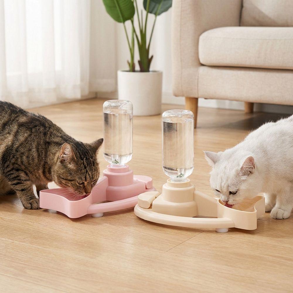 Stable Base Cat Drinking Machine Large Capacity Pet Drinking Station Cat Water Bowl Holder  Travel