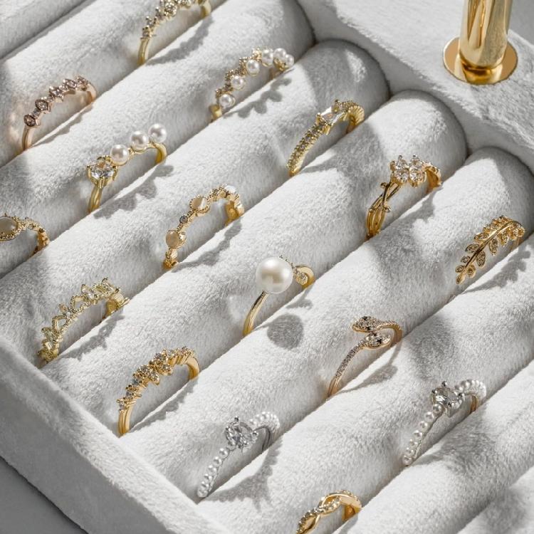 Versatile T Bar Jewelry Stand Organizers for Shop or Home Use Sturdy Metal Base with Removable Wooden Display Rods