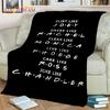 Friends TV Show Central Perk Throw Blanket Soft Cozy Blanket for Home Bedroom Travel Perfect Gift for Fans and Kids