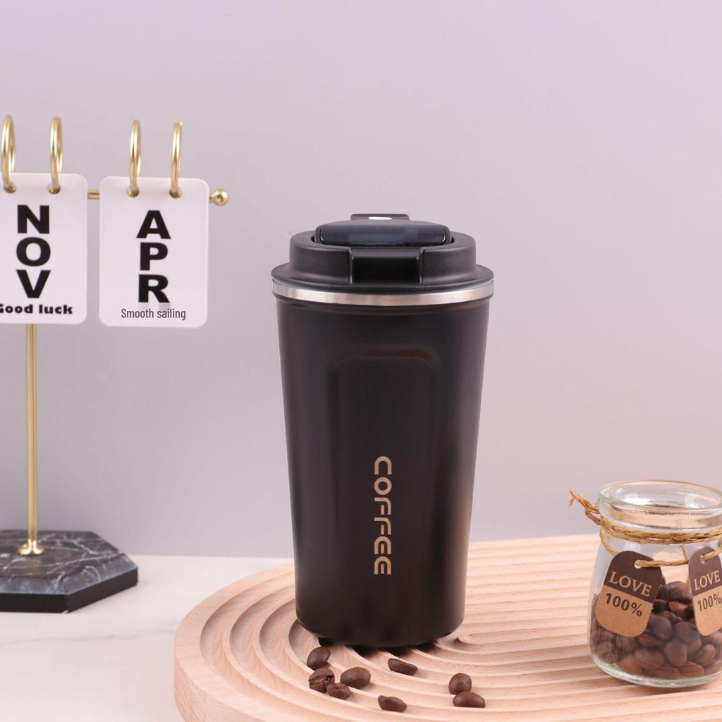 Smart Temperature Stainless Steel Coffee & Travel Cup - Women's Insulated Portable Outdoor Water Cup