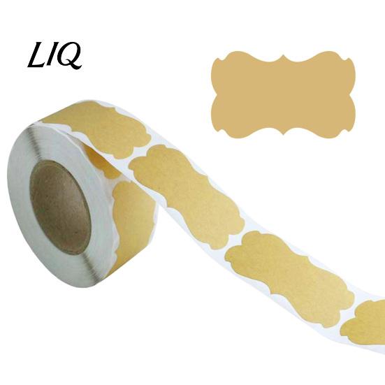 Round Labels for Handmade Items Blank Label Stickers, Self?Adhesive Gift Tag Stickers 250 Per Roll, Assorted Decorative Seals Crafting Projects