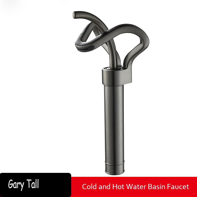 Wasserfall Kreative Badezimmer Waschtischarmatur Spültischarmatur Deckmontiert Heiß Kalt Wassermischer Kran Messingkörper Einlocharmaturen Mischer