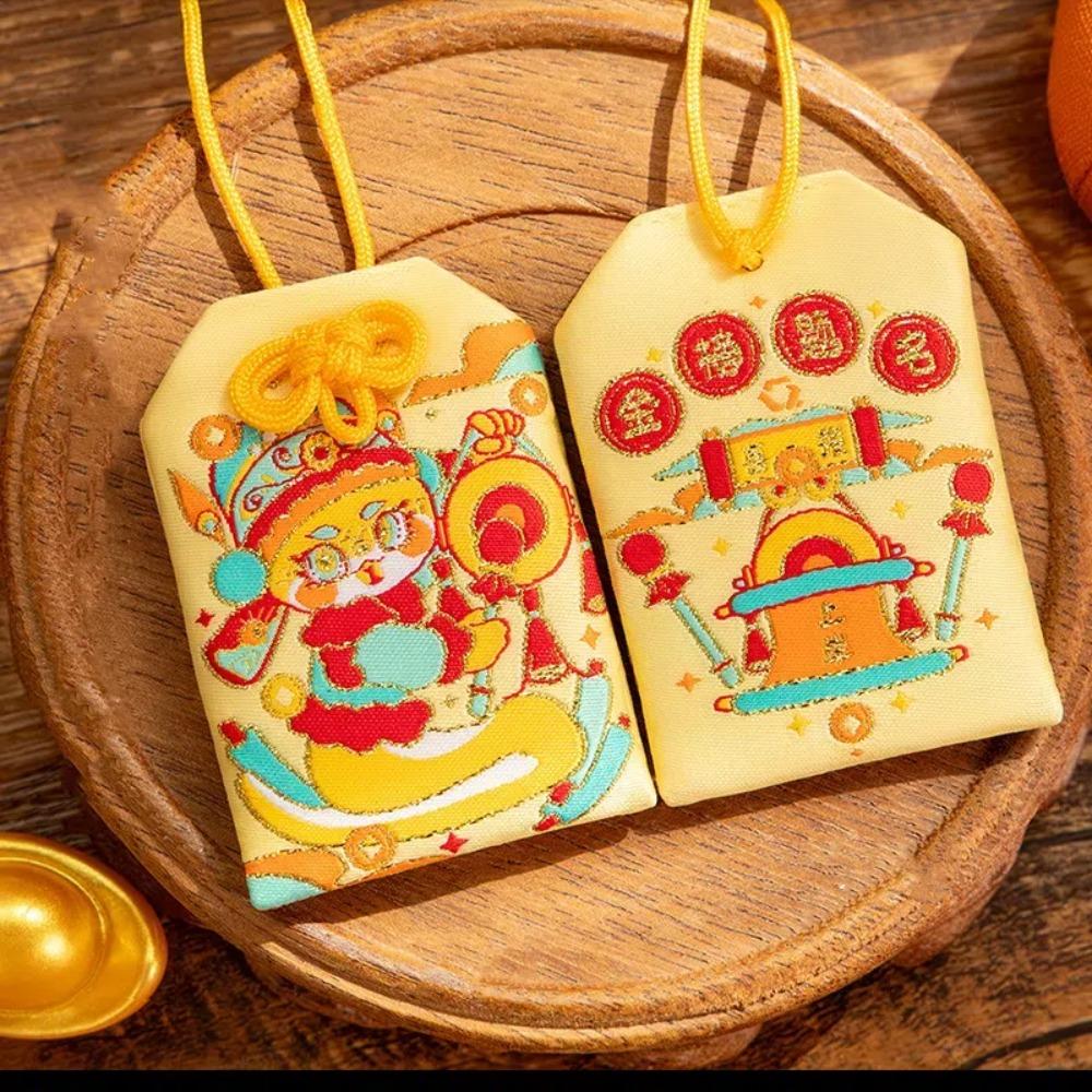 Cartoon Amulet Bag Snake Hanging Ornaments National Style New Year Small Sachet Birthday