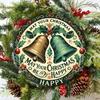 Vintage Christmas Bell Metal Sign Aluminum Wall Art Home Bar Office Decor