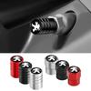 Car Sticker 2025 Hot 4Pcs Colour Wheel Tire Valve Air Stem Cap Duust Covers For Peugeot 206 3008 208 308 307 2008 207 508 607 30