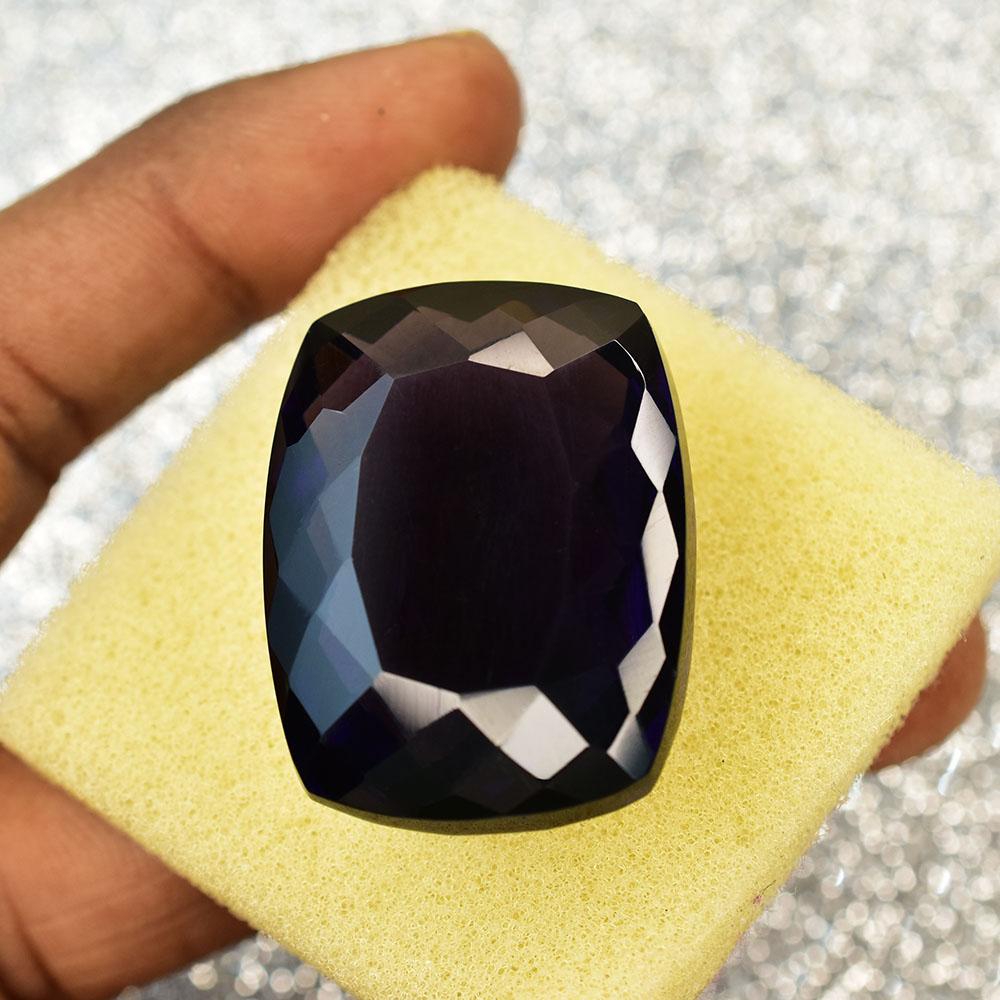 Natural Purple Amethyst Loose Gemstone 96 ct Cushion Cut for Jewelry Making for Jewelry Designs
