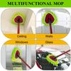 Chenille Staubwischer Wischkopf Kompatibel mit O-Cedar/Vileda Mop Easywring 1-Tank-System, Mikrofaser Chenille Wischbezüge